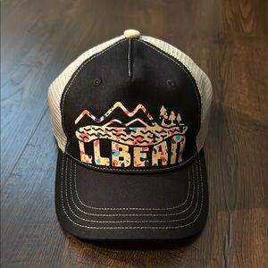 L.L. Bean Kids Hat - Black and White